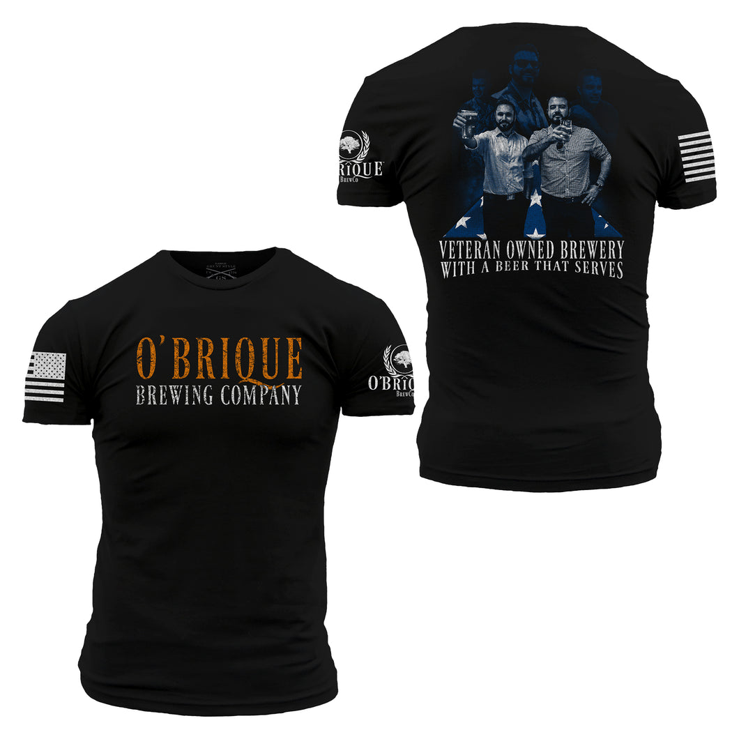 Mens O'Brique Brew Co Memorial Shirt